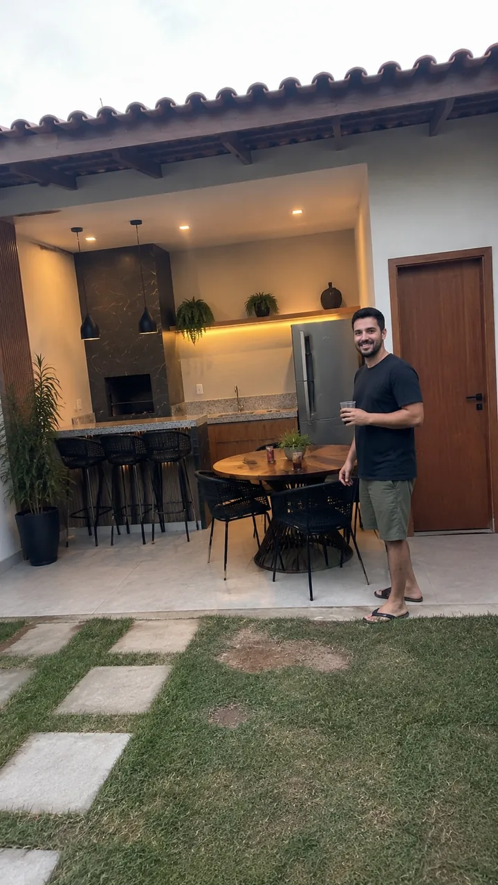 Edícula Gourmet construída por Daniel S.