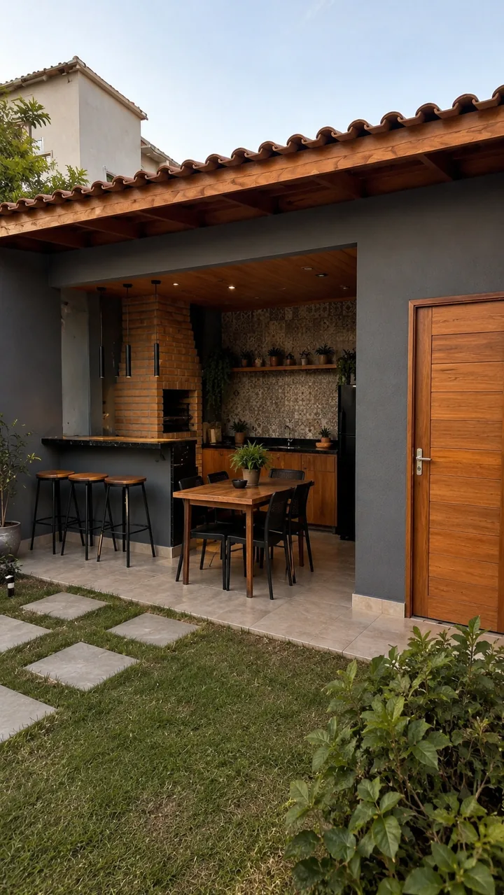 Edícula Gourmet construída por Elias em Goiânia, Goiás