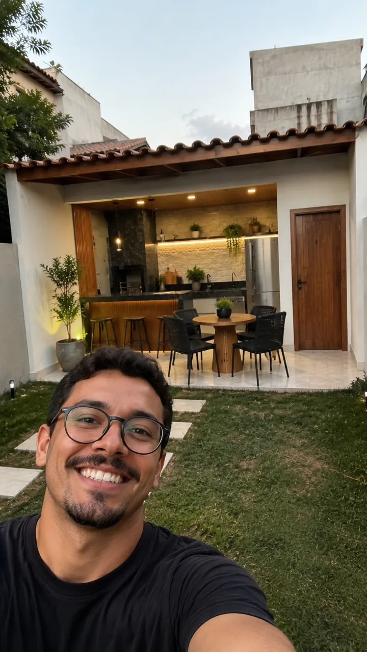 Edícula Gourmet construída por Rafael E. em Porto Alegre, Rio Grande do Sul